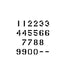 Military Letter and Number Stencil Sets